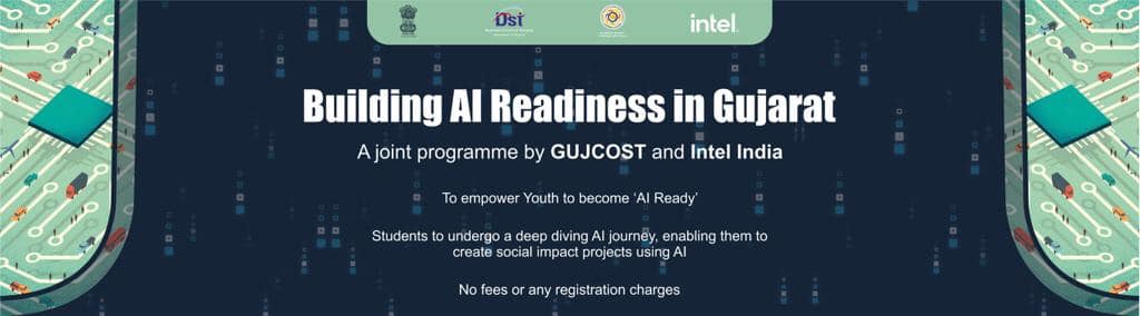 PROGRAMME ON BUILDING AI BUILDING; Organized by Gujcost.DST.Govt.Of Gujarat