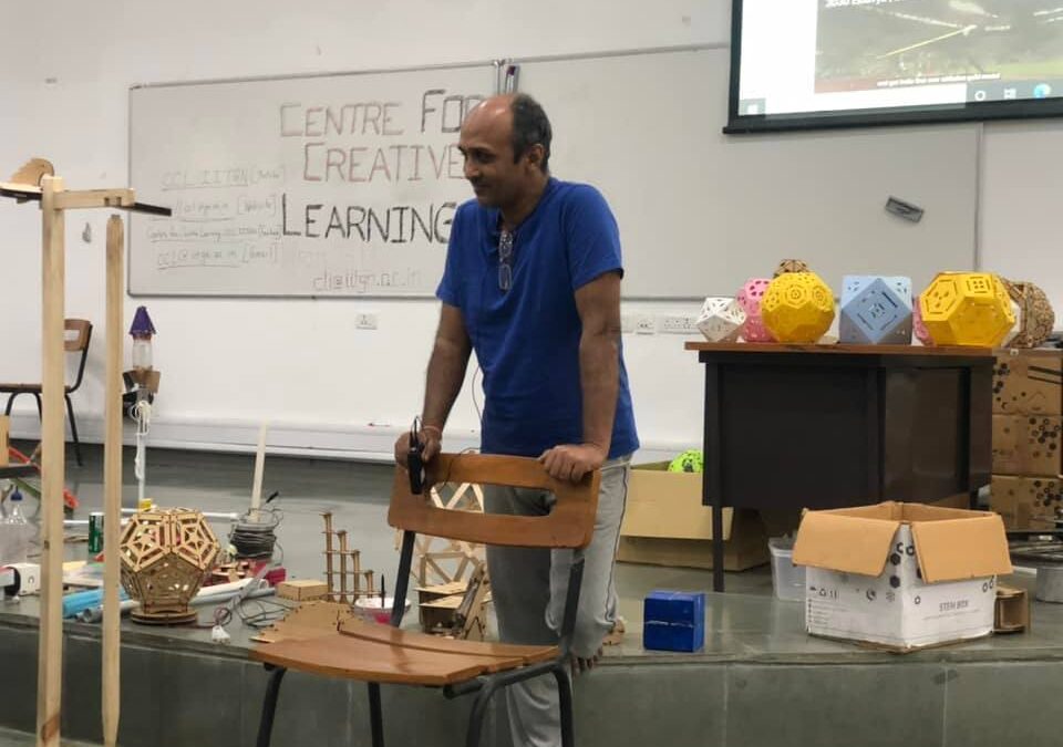 CREATIVE LEARNING WORKSHOP(11-04-2022) at Indian Institute Of Technology(IIT),Gandhinagar, Organized by Gujcost.DST.Govt.Of Gujarat