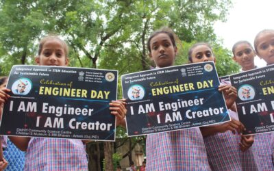 ENGIGEER’S DAY CELEBRATION-STEM EDUCATION IS A BASE OF CREATIVITY – Shedubhar Primary School.Ta.Amreli