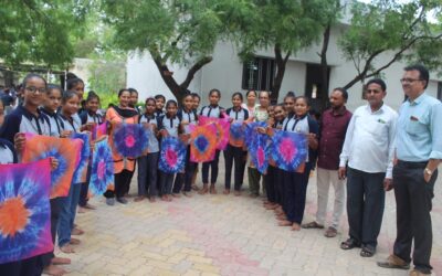 TIE-DYE WORKSHOP, Bantava Devali Primary School(Gujcost.DST.Govt.Of Gujarat)