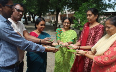 AS A PART OF THE DR.VIKRAM SARABHAI BIRTHDAY,MERI MAATI MERA DESH, GODHAVADAR PRIMARY SCHOOL(GUJCOST.DST.GOVT.OF GUJARAT)