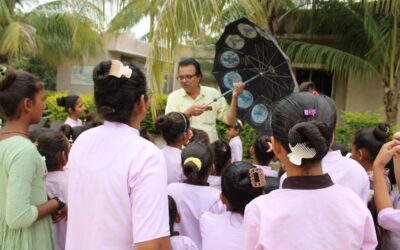 ASTRONOMICAL UMBRELLA, Primary School, Vandaliya (Gujcost.DST.Govt.Of Gujarat)