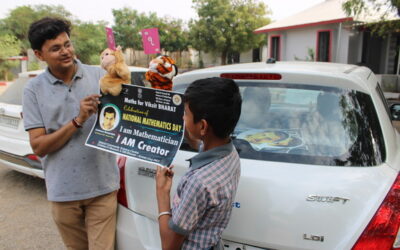 MATHS ON PUPPETS, National Mathematics Day Celebration, Mitiyala Primary School (Gujcost.DST.Govt.Of Gujarat), Dec.22nd,2023