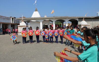 TIE & DYE WORKSHOP, MANEKVADA,RAFALA & NANA MUNJIYASAR PRIMARY SCHOOL, (Gujcost.DST.Govt.Of Gujarat) Jan.4th,2024