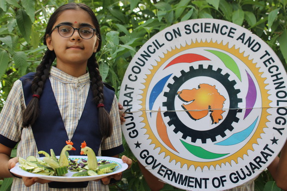 GREAT MESSAGE BY CHILD SCIENTIST ON INTERNATIONAL YOGA DAY,Khajuri Primary School(Gujcost.DST.Govt.Of Gujarat), June 21st,2024