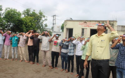 NATIONAL SPACE DAY CELEBRATION, P.M.V. High School, Dharagani, (Gujcost.DST.Govt.Of Gujarat) Aug.21st,2024