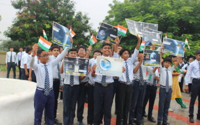 NATIONAL SPACE DAY CELEBRATION, ASTRONOMICAL GAME, PM Shri JNV, Mota Bhandariya, (Gujcost.DST.Govt.Of Gujarat), Aug.23rd,2024