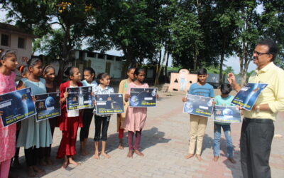 SPACE SCIENCE ACTIVITY, Bhaktinagar Primary School, Kunkavav, (Gujcost.DST.Govt.Of Gujarat) Sept.18th,2024