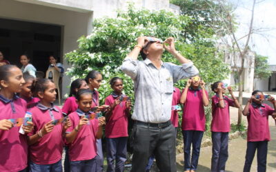 SPACE SCIENCE & SOLAR OBSTRUCTION, Miya Khijadiya Primary School (Gujcost.DST.Govt.Of Gujarat) Sept.23rd,2024