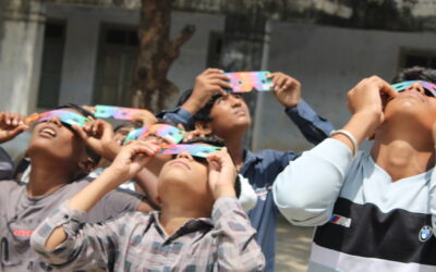 SOLAR OBSERVATIONS, Suragavala High School, Vadiya (Gujcost.DST.Govt.Of Gujarat) Sept.4th,2024