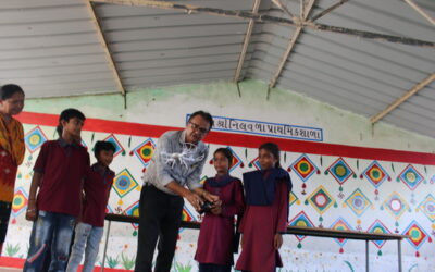 AMAZING DRONES FLING ACTIVITY, Nilavada Primary School, (Gujcost.DST.Govt.Of Gujarat), Oct.1st,2024