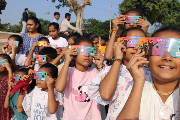 SOLAR OBSERVATIONS(WORLD SCIENCE DAY CELEBRATION), Kamnath Dam,(Gujcost.DST.Govt.Of Gujarat) Nov.10th,2024