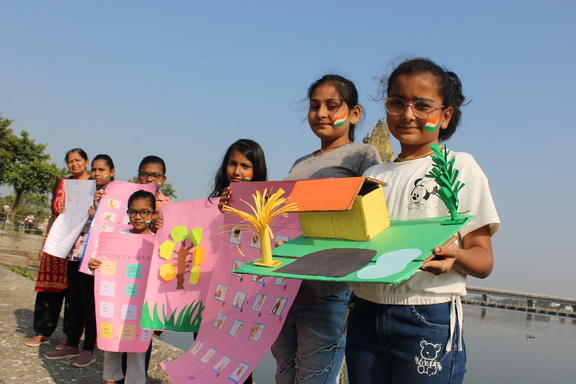 CREATIVE LEARNING(WORLD SCIENCE DYA CELEBRATION) Kamnath Dam, (Gujcost.DST.Govt.Of Gujarat) Nov.10th,2024