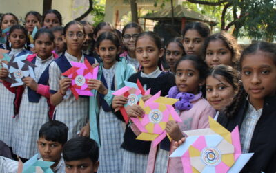 ORIGAMI ACTIVITY(FIBONACCI DAY), Khajuri Primary School, (Gujcost.DST.Govt.Of Gujarat) Nov.23rd,2024