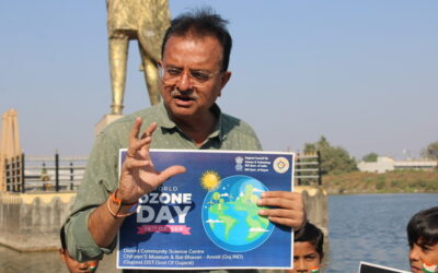 POSTER EXHIBITION ON EARTH,-NATIONAL ENERGY CONSERVATION DAY, Kamnath Dam,(Gujcost.DST.Govt.Of Gujarat) Dec.14th,2024