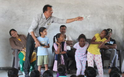 AMAZING DRONES FLING ACTIVITY, Sadaguru Primary School, Vadiya (Gujcost.DST.Govt.Of Gujarat), Dec.18th,2024