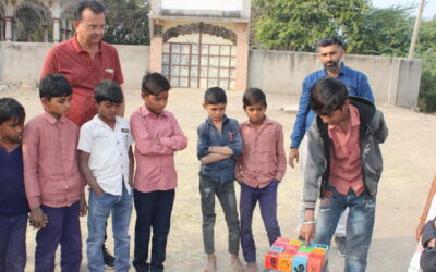 GEOMETRIC GAME NATIONAL MATHEMATICS DAY CELEBRATION, Bhiladi Primary School, (Gujcost.DST.Govt.Of Gujarat) Dec.23rd,2024