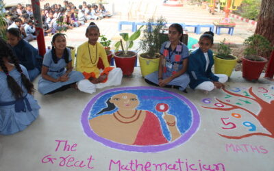 MATHS ON RANGOLI(NMD FEST.) Amba Primary School, (Gujcost.DST.Govt.Of Gujarat) Dec.27th,2024