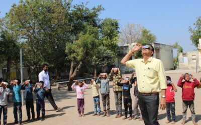  SOLAR OBSERVERVATION(NSD Celebration)Juna Badanpur Primary School,(Gujcost.DST.Govt.Of Gujarat) Feb.12th,2025