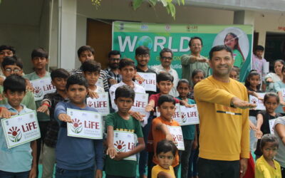 WORLD ENVIRONMENT DAY, PLEDGE FOR ENVIRONMENT  PROTECTION , Khajuri Primary School,(Gujcost.DST.Govt.Of Gujarat), June 5th,2025