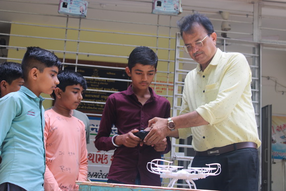  DRONES TECHNOLOGY-Amrutvel Primary School,(Gujcost.DST.Govt.Of Gujarat),3rd Sept.2025