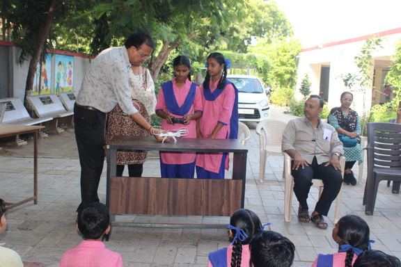 DRONE FLYING ACTIVITY-Oliya Pay Center School,(Gujcost.DST.Govt.Of Gujarat),Sept.13th, 2025