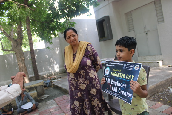 INNOVATIVE PERFORMANCE-(NATIONAL ENGINEERS DAY)Galkotadi Primary School,(Gujcost.DST.Govt.Of Gujarat),Sept.15th,2025