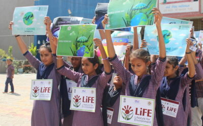 WORLD OZONE DAY CELEBRATION- LIFE FOR ENVIRONMENT-Hathasani Primary School,(Gujcost.DST.Govt.Of Gujarat),Sept.16th,2025