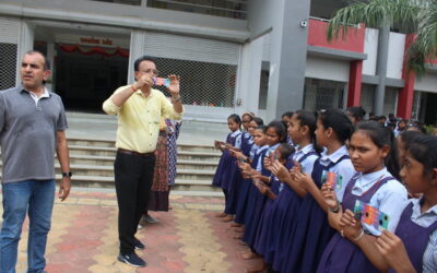 SOLAR OBSERVATIONS-Mota Samadhiyala Primary School,(Gujcost.DST.Govt.Of Gujarat),Sept.22nd, 2025