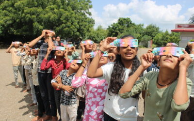 SOLAR OBSERVATIONS-ngorala Pay Center School,(Gujcost.DST.Govt.Of Gujarat),Sept.24th, 2025