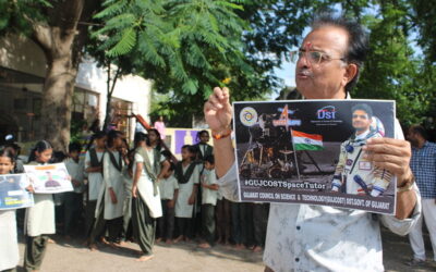 WORLD SPACE WEEK CELEBRATION(POSTER EXHIBITION)-Bhad Primary School,Kunkavav,(Gujcost.DST.Govt.Of Gujarat),Oct.4rd,2025