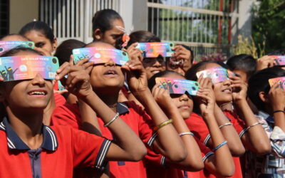 SOLAR OBSERVATION-Thoradi Primary School,(Gujcost.DST.Govt.Of Gujarat),Nov.20th,2025
