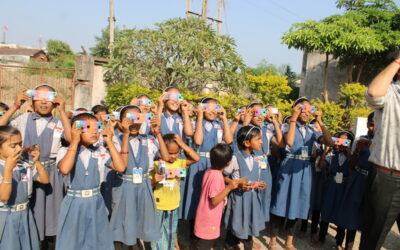  SOLAR OBSERVATIONS-Chikhali Primary School,(Gujcost.DST.Govt.Of Gujarat),Nov.25th,2025