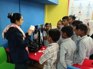 STUDENTS FROM RADHIYA PRIMARY SCHOOL VISITED IP & INNOVATION LAB,AMRELI