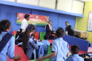 STUDENTS OF ADRASH ASHAM SALA, BAMBHANIYA VISITED IP & INNOVATION LAB AMRELI