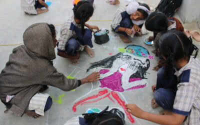 RANGOLI-(NSD),Khajuri Primary School,(Gujcost.DST.Govt.Of Gujarat) Feb.28th,2026