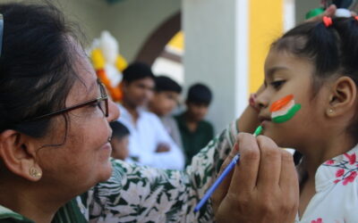 FACE PAINTING-GUJARAT FOUNDATION DAY,CSC,Amreli,(Gujcost.DST.Govt.Of Gujarat) May 1st,2026