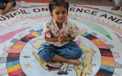 RANGOLI-GUJARAT FOUNDATION DAY,CSC,Amreli,(Gujcost.DST.Govt.Of Gujarat) May 1st,2026
