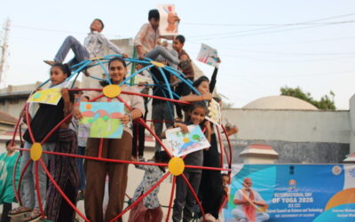 CREATIVE DRAWINGS-International Day Of YOGA,CSC,AMRELI(Gujcost.DST.Govt.Of Gujarat),June 17th,2026