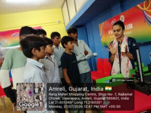 STUDENTS FROM NANI NOOTAN HIGHSCHOOL VISITED IP LAB