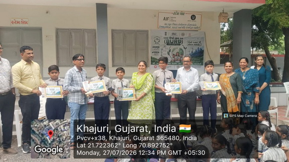 BAL URJA RAKSHAK DAL(BURD) PROGRAMME, Khjauri Primary School,(GUVNL & Gujcost.DST.Govt.Of Gujarat) July,27th,2026