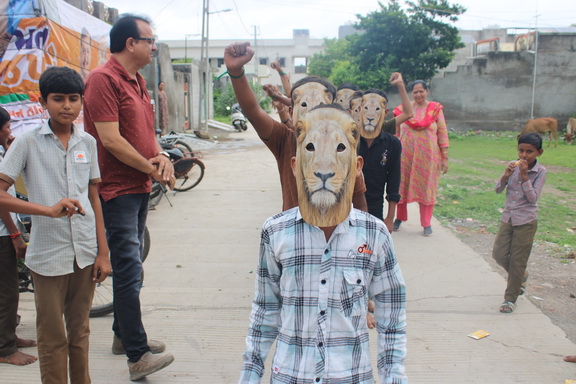 WORLD LIONS DAY CELEBRATION-Jesingpara Kumar Shalal,Amreli,(Gujcost.DST.Govt.Of Gujarat),Aug.10th,2026