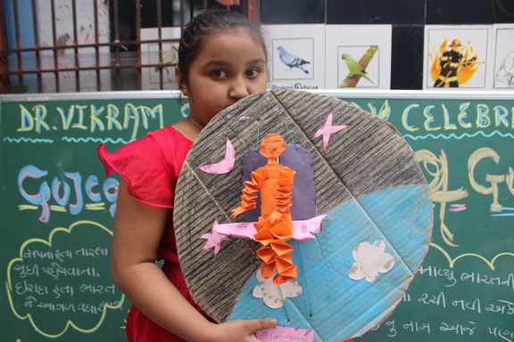 DRAWINGS ON SPACE-Padargadh Primary School, (Gujcost.DST.Govt.Of Gujarat, Aug.12th,2026