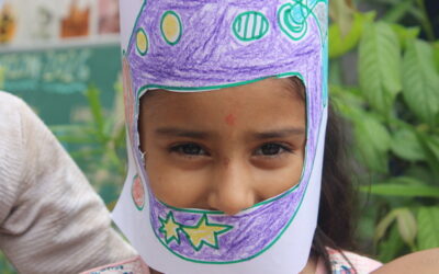MASK MAIKING OF ASTRONAUT-Padargadh Primary School,(Gujcost.DST.Govt.Of Gujarat, Aug.12th,2026