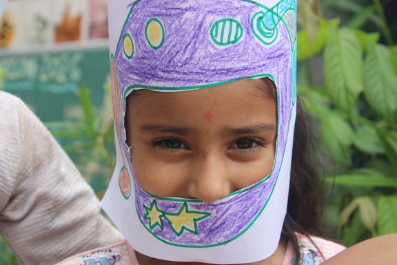 MASK MAIKING OF ASTRONAUT-Padargadh Primary School,(Gujcost.DST.Govt.Of Gujarat, Aug.12th,2026