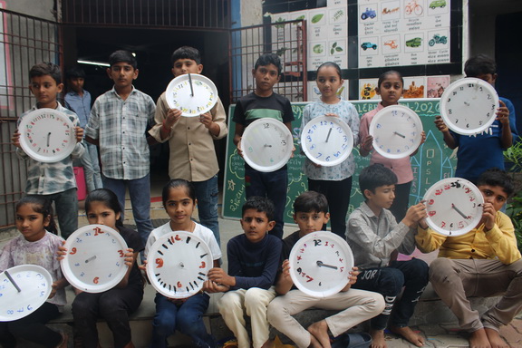SUNLIGHT CLOCK(SUNDIAL)-Padargadh Primary School,(Gujcost.DST.Govt.Of Gujarat, Aug.12th,2026