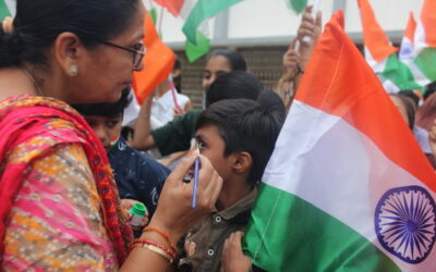 FACE PAINTING FOR NATION-INDEPANDANCE DAY,District Community Science Centre,Children’s Museum & Bal Bhavan,AMRELI(Gujcost.DST.Govt.Of Gujarat) Aug.14th,2026