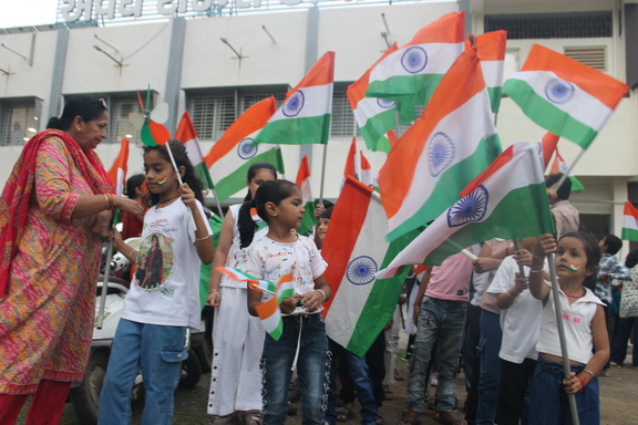 TIRANGA YATRA-INDEPANDANCE DAY,District Community Science Centre,Children’s Museum & Bal Bhavan,AMRELI(Gujcost.DST.Govt.Of Gujarat) Aug.14th,2026