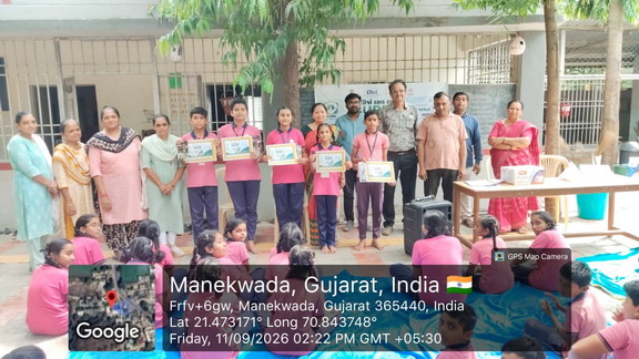 BURD PROGRAMME-Manekvada Primary School(Gujcost.DST.Govt.Of Gujarat & GUVNL),Sept.11th,2026