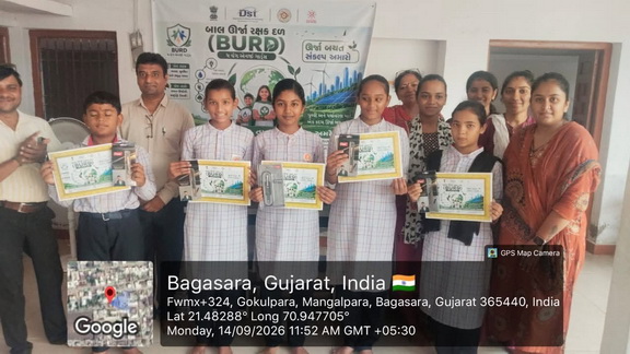 BURD PROGRAM,Om Vidyalaya,Bagasara, (Gujcost.DST.Govt.Of Gujarat & GUVNL), Sept.14th,2026